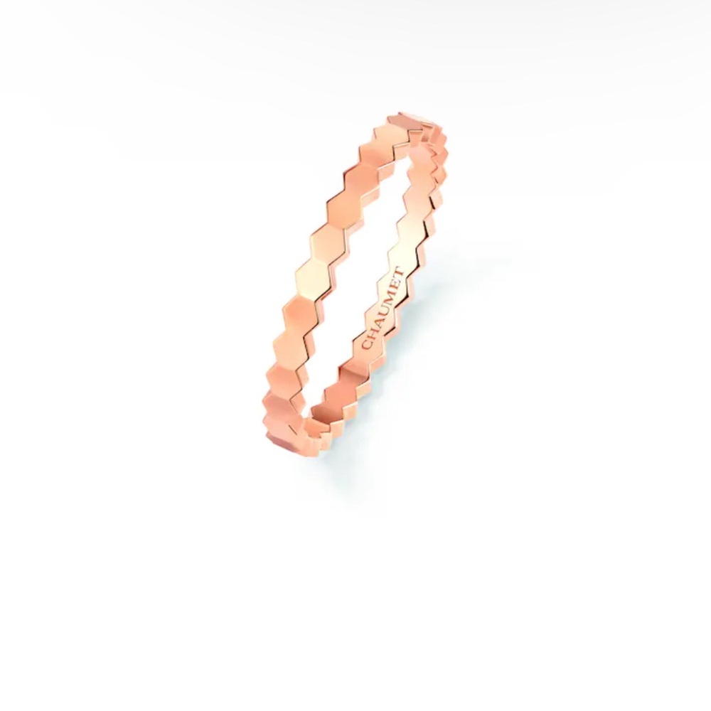 Chaumet Bee My Love ring - rose gold - size 8 - 18k